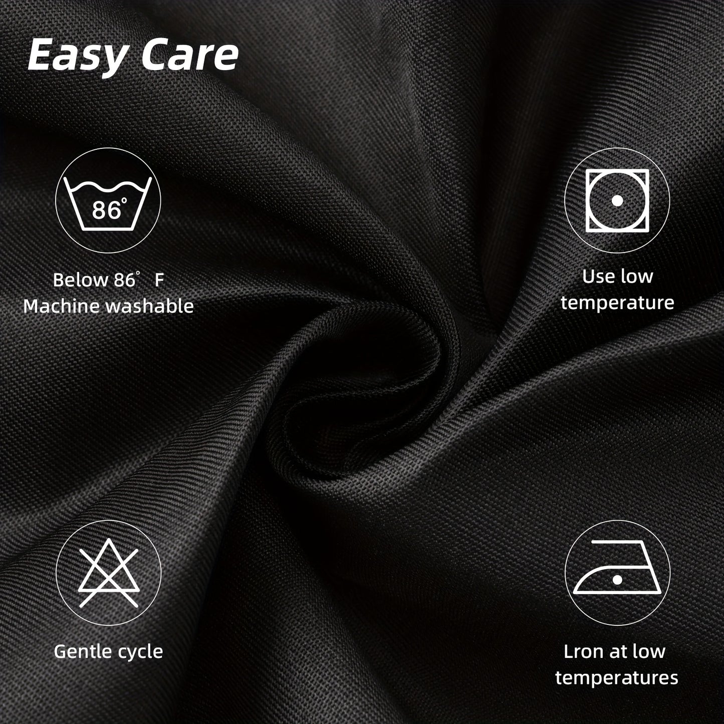 8pcs Valentines Tablecloths, Black Tablecloths 60x102 Inch Table Cloths for 6 Foot Rectangle Tables, Wrinkle Resistant Washable Rectangular Fabric Table Cover for Dining Wedding Banquet Camping Party, Best for Christmas